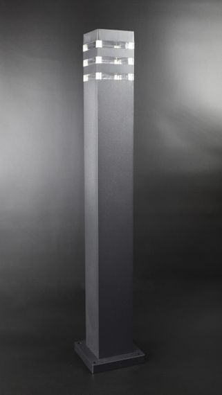 Вуличний ліхтар стовпчик 26198 Чорний 79х14х14 см.