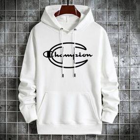 Мужской теплый худи на флисе с принтом OC2234 цвет белый, размер XXL