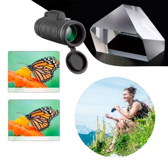 Монокуляр UN-3012 40X60 надпотужний легкий компактний з подвійним фокусуванням | Зображення 4