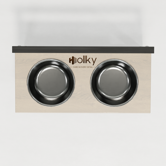 Миски на регулируемой подставке для маленьких собак Hollky Flex S (2 × 0.450 л) FS-422523-GRWH | Зображення 8