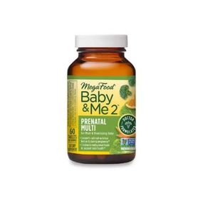 Витамин MegaFood Витамины для беременных Baby & Me 2, 60 таблеток (MGF-10314) - Топ Продаж!