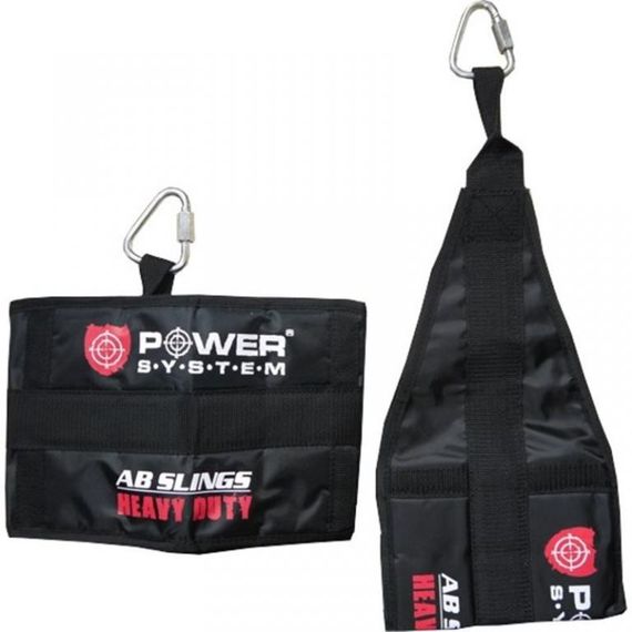 Петлі підвісні (петлі Береша) Power System PS-4038 Ab Slings  Black | Зображення 1