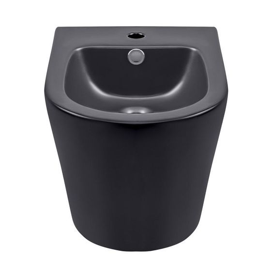 Биде подвесное Qtap Scorpio 515x360x345 Matt black QT1455053FMB | Зображення 2