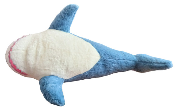 Акула мягкая игрушка огромная плюшевая 100 см Икеа Ikea обнимашка антистресс Shark doll | Зображення 3