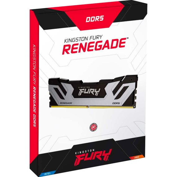 Модуль памяти для компьютера DDR5 48GB (2x24GB) 8400 MHz Silver XMP Kingston Fury (ex.HyperX) (KF584CU40RSK2-48) | Зображення 2