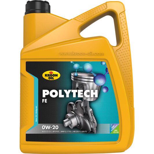 Моторна олива PolyTech FE 0W-20 5л