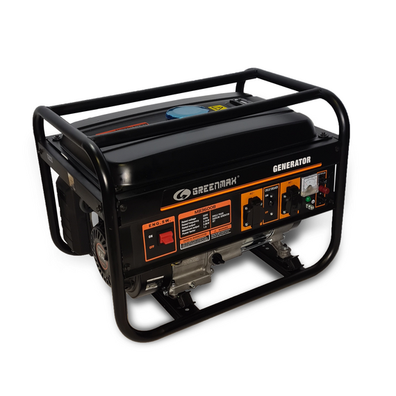 Генератор бензиновий GREENMAX MB3600B 2.8 кВт Бензогенератор Однофазний бензиновий генератор Генератор 3 кВт | Зображення 2