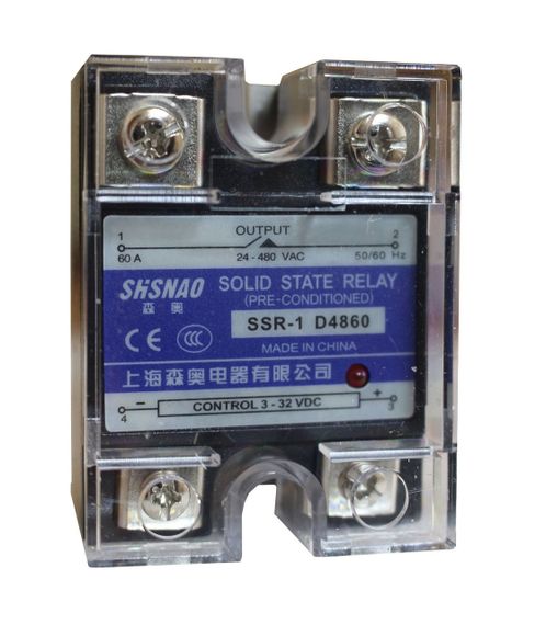 Реле твердотільне SSR-1 D4860 60А 24-480VAC/3-32VDC 20мА Ny95505565