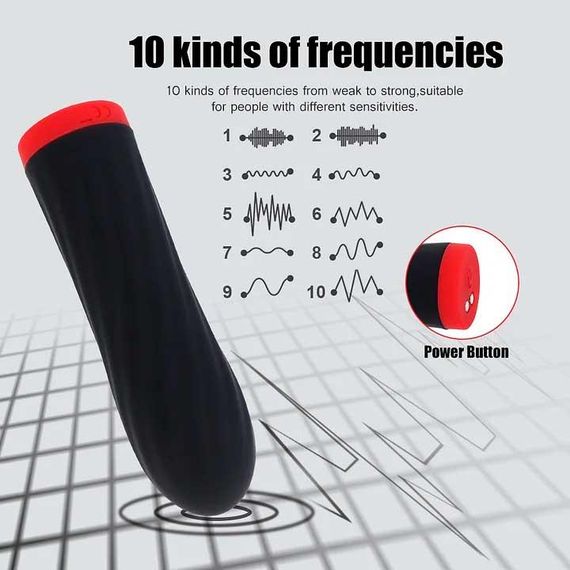 Мінівібратор «Rechargeable Silicone Touch» 10 режимів вібрації жовтий | Зображення 2