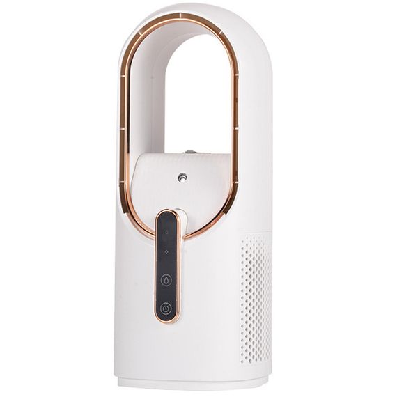 Настільний вентилятор F6 2in1 з зволожувачем повітря 2200mAh White