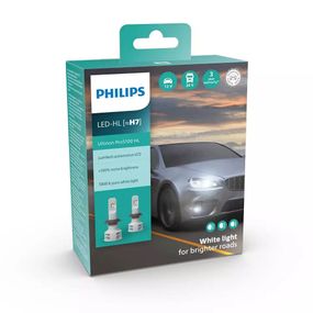Комплект автоламп Philips LED H7 11972U51 12/24V Ultinon Pro5100 +160% X2