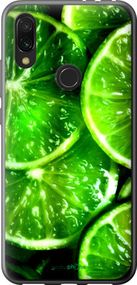 Чохол на Xiaomi Redmi 7 Зелені часточки лимона "852t-1669-2448"