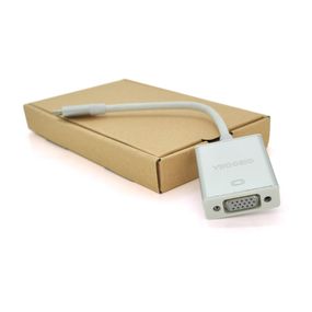 Хаб-конвертор VEGGIEG Type-C (тато) на VGA (мама),10см,Silver,Box