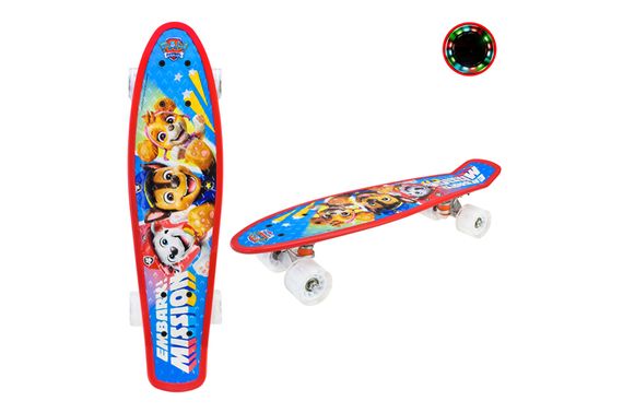Пенні борд PP2504 Paw Patrol 56x15 см, колеса PU світло 56х15х13 см