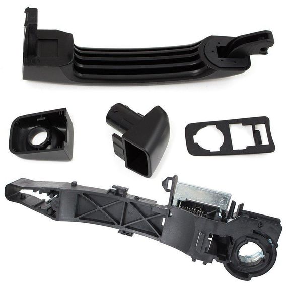 Renault MASTER III (від 2010-) права зовнішня ручка + кронштейн механізму ручки передніх дверей, Рено Мастер 3 | Зображення 1