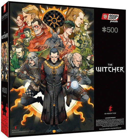 Пазл GoodLoot Witcher Nilfgaard Puzzles 500 ел. (5908305244936)