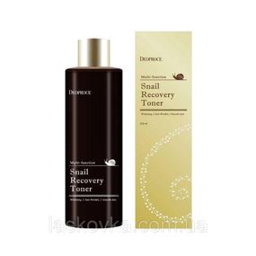 Відновлюючий тонер з муцином равлика Deoproce Snail Recovery Toner, 210 мл