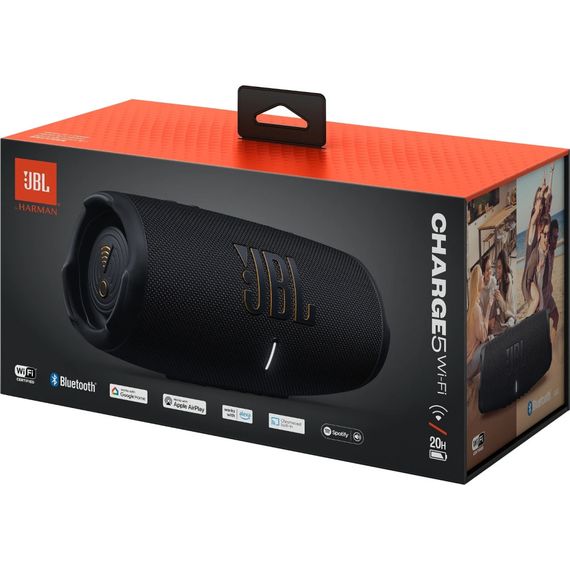Портативна акустика JBL Charge 5 Wi-Fi Black (JBLCHARGE5WIFIBLK) | Зображення 8