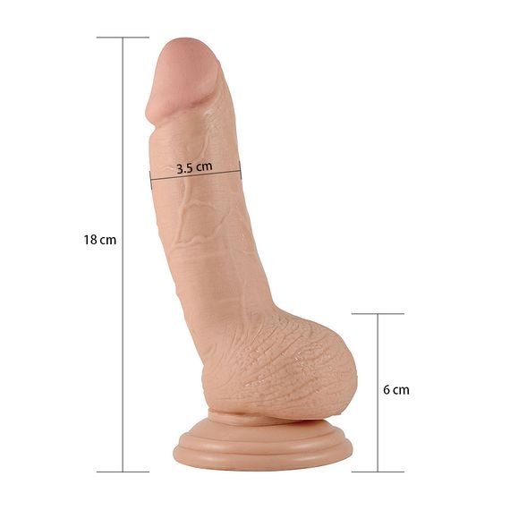 Фалоімітатор - Real Extreme Dildo 7" Sex Aura | Зображення 4