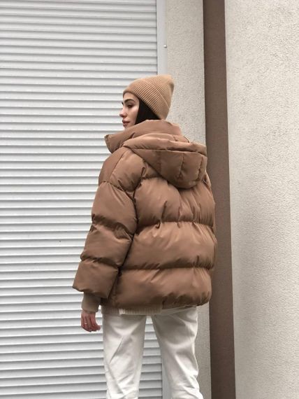 Пуховик Puffer карамель XS-S | Зображення 2