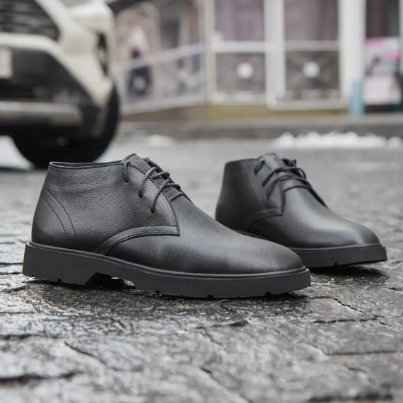 Молодіжні чоловічі черевики 41 розмір, черевики утеплені хутром | Зображення 2