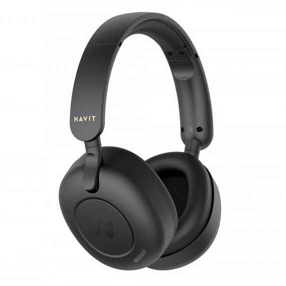 Бездротові навушники з шумопоглинанням HAVIT HV-H655BT PRO ANC  чорні, до 80 год роботи, з чохлом | Зображення 3
