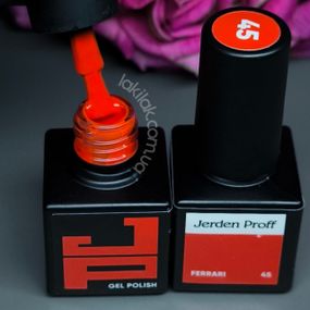 Гель-лак Jerden Proff №45 (червоний Ferrari) 5 мл