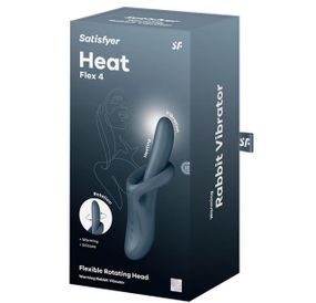 Вібратор Heat flex 4 grey Sex Aura