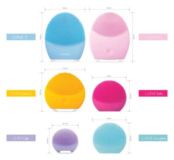 Електрична щітка-масажер для обличчя FOREO LUNA mini 2 / Силіконова щітка | Зображення 3