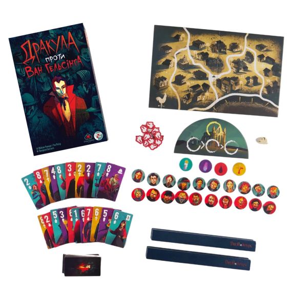 Настольная игра Дракула против Ван Хельсинга (Dracula vs Van Helsing) укр. | Зображення 1