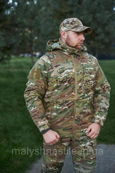 Тактична зимова мембранна куртка AK 2.0 LVL 7 Multicam"Snow Defender" 200 GR