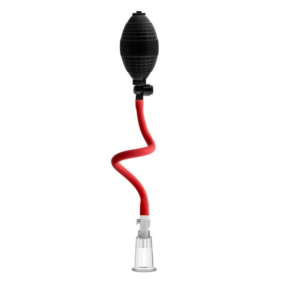 Вакуумна помпа для клітора Blush Temptasia – Beginner's Clitoral Pumping System, механічна, груша | Зображення 1