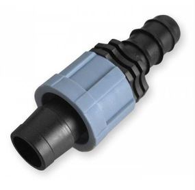 Конектор Bradas для крапельної стрічки 20мм трубка PE 20 мм 25 шт