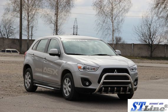 Кенгурятник WT003 (нерж.) для Mitsubishi ASX 2010-2023 гг | Зображення 3