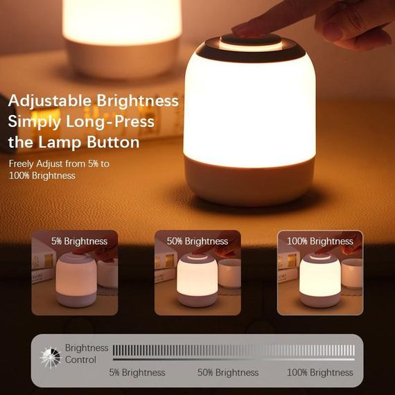 Настільний сенсорний LED світильник 3 colour light MZ-L2701 | Зображення 4