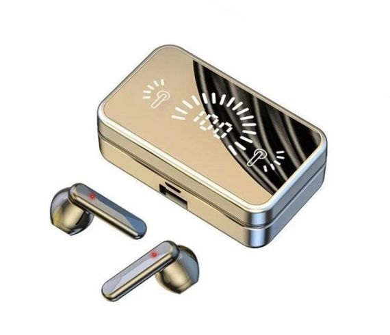 Беспроводные Наушники TWS s20 С Зеркальным Цифровым Дисплеем PowerBank