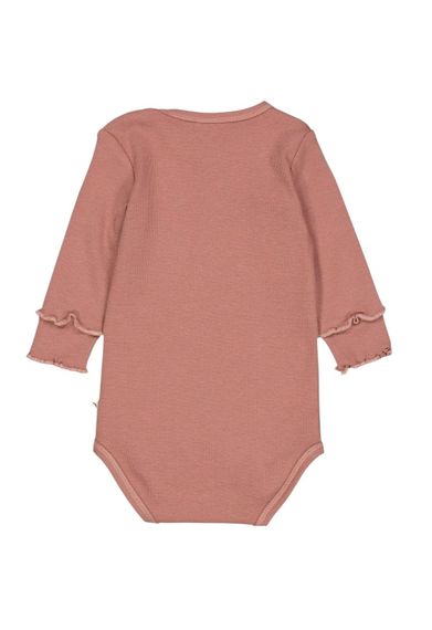 Дитяче боді для дівчинки Green Cotton 86 см Кавовий (25111216B) | Зображення 1