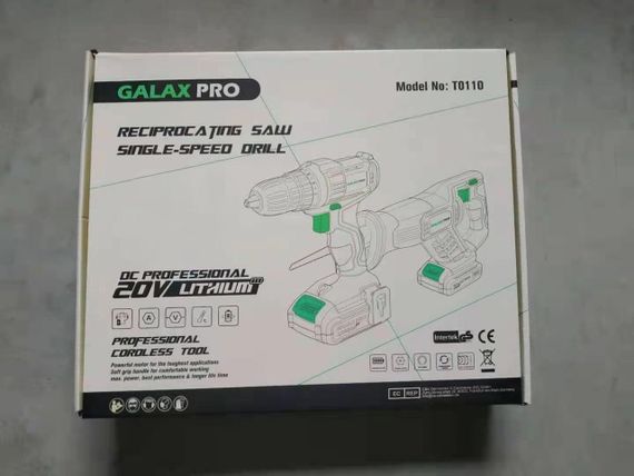 Набор аккумуляторных электроинструментов GALAX PRO пила и дрель | Зображення 1