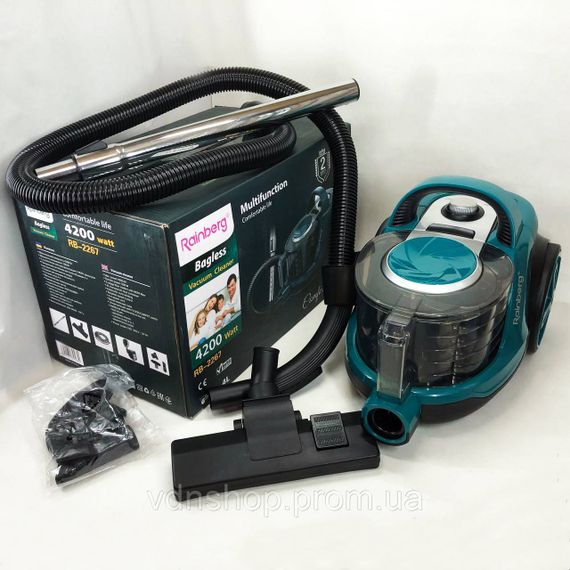 Електричний пилосос з контейнером для пилу, Пилосос без мішка побутовий, Промислові пилососи контейнер GJ-10 | Зображення 2