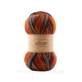 Шкарпеткова пряжа Alize Wooltime, 11014