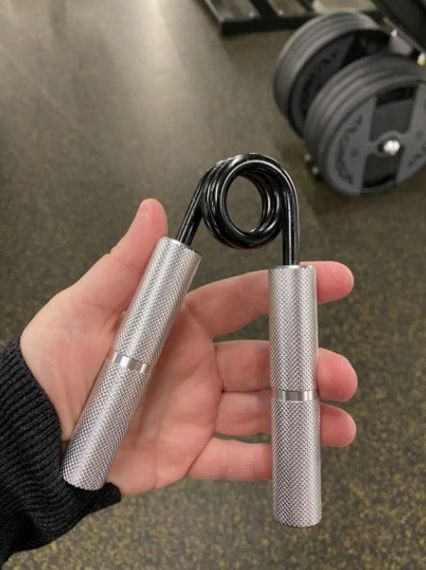 Еспандер-ножиці алюмінієвий PowerPlay 4322 (68 кг) Hand Grip Срібний (PP_4322_68kg) | Зображення 5