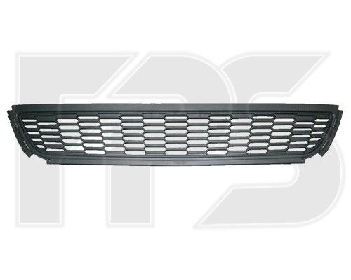 Решетка бампера VW Polo V '09-15 хетчбек, средняя, черная (FPS) 6R0853671A