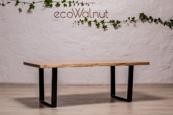 Кофейный стол из древесины дуба EcoWalnut с живыми краями L | Зображення 2