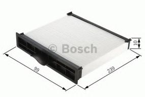 Фільтр салону HYUNDAI ACCENT II 00-06, GETZ 02-09 (2шт.) (вир-во Bosch) BOSCH 1987432161 на HYUNDAI CLICK (TB)