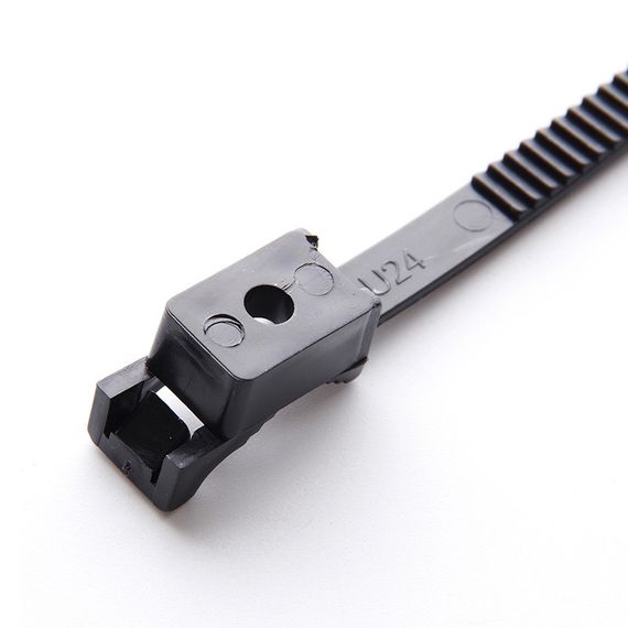 Крепеж ремешковый черный 10х120мм (пач 50шт) APRO | Зображення 1