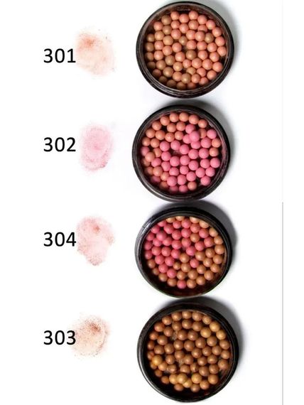 Кулькові рум'яна для обличчя Gabrini Ball Blusher тон 304 рожевий персик, 20г | Зображення 1
