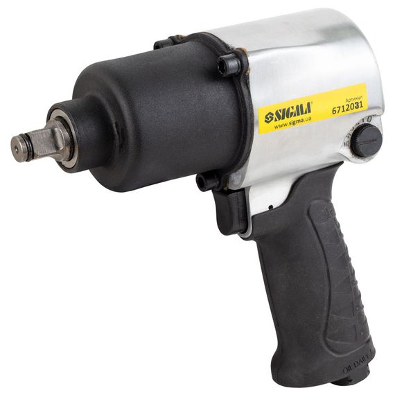 Гайковерт пневматичний Sigma 640 Нм з насадками 10 шт (6712031) | Зображення 2