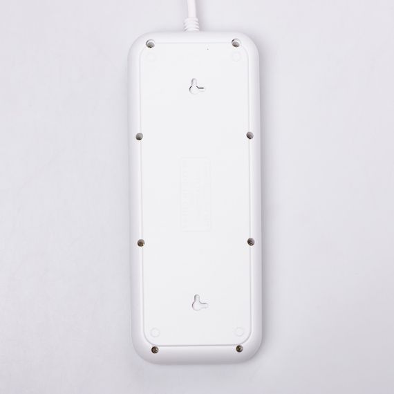 Мережевий фільтр 2.8 м подовжувач на 8 розеток з 3 USB 1 Type-C та кнопкою відключення F20U Білий HP-5-27 | Зображення 3