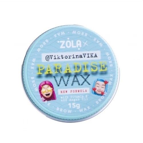 Віск для брів ZOLA Viktorina Vika Paradise Wax Vitamin E and Argan oil (15 g) | Зображення 1