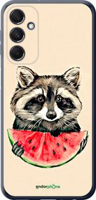 Чохол на Samsung Galaxy M34 5G Єнотик з кавуном "4605u-3141-2448"